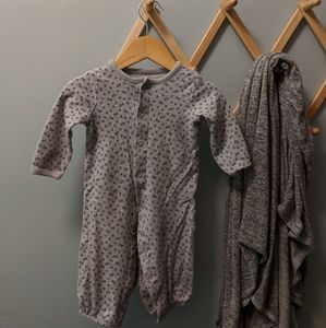 Carter's One Piece Matching Hat Booties